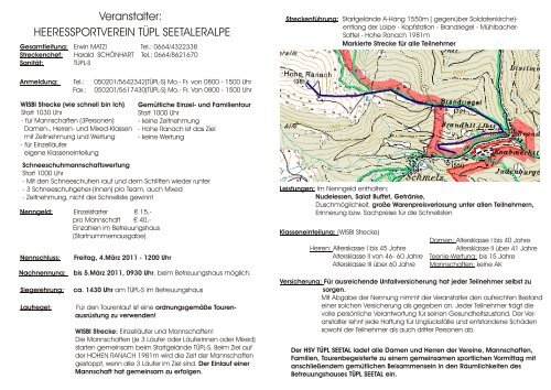 Ausschreibung 2011 A5 - HSV Seetaleralpe