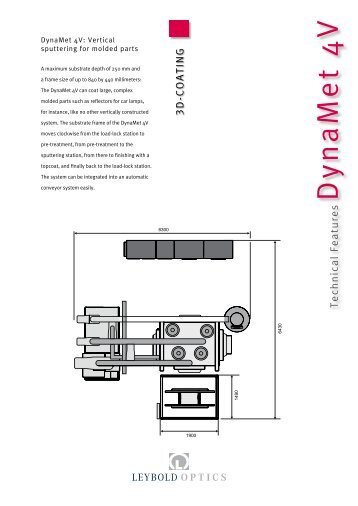 Technical Data DynaMet 4V - Leybold Optics GmbH