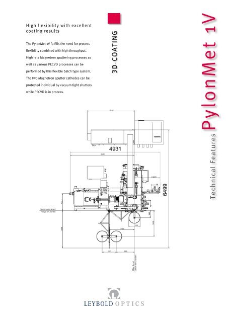 Technical Data PylonMet 1V - Leybold Optics GmbH