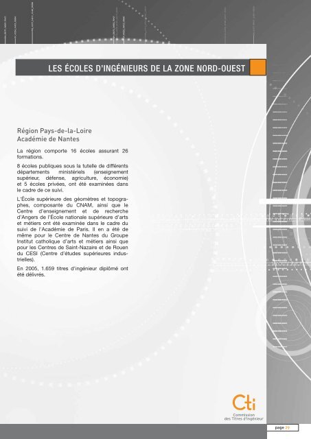 Rapport d'activitÃ© 2006-2008 - Commission des Titres d'IngÃ©nieur