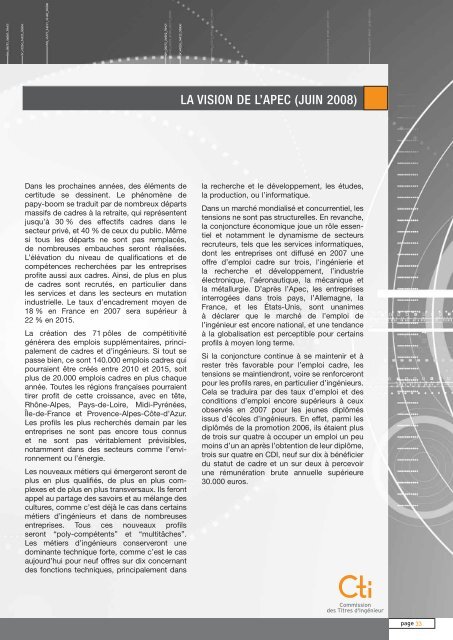 Rapport d'activitÃ© 2006-2008 - Commission des Titres d'IngÃ©nieur