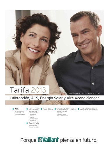 Tarifa 2013 - Diteco
