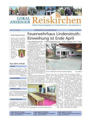 Heimatzeitung Nr. 09-2011.pdf - Gemeinde Reiskirchen