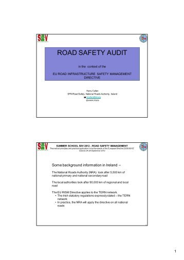 ROAD SAFETY AUDIT