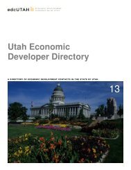 Utah Economic Developer Directory - Economic Development ...