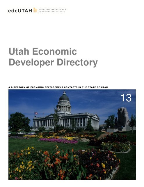 Utah Economic Developer Directory - Economic Development ...