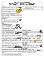 The Electronic Goldmine May/June â¢ 2007 Sales Flyer