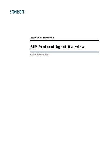 SIP Protocol Agent Overview