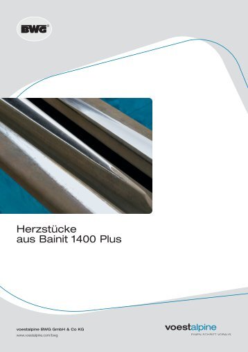 Herzstücke aus Bainit 1400 Plus - voestalpine