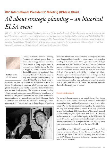 Jahresbericht ELSA-Deutschland e.V. 2007/2008 - ELSA Germany