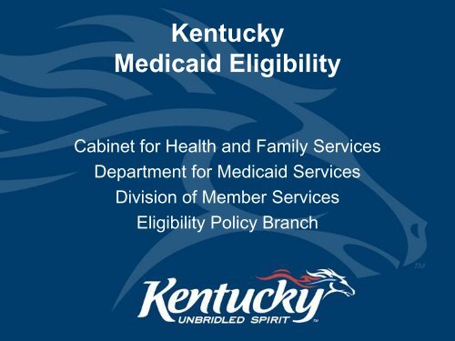 Kentucky Medicaid Eligibility - Kymmis.com