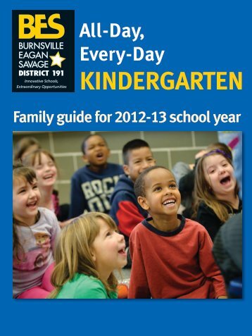 KINDERGARTEN - rSchoolToday