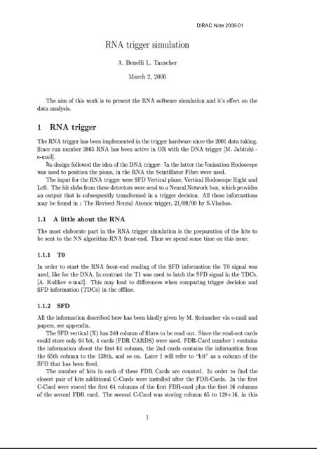 PDF - DIRAC - CERN