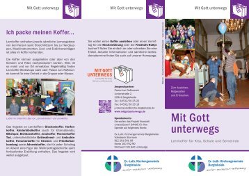 Flyer "Mit Gott unterwegs" - Herzlich willkommen auf indekark.de