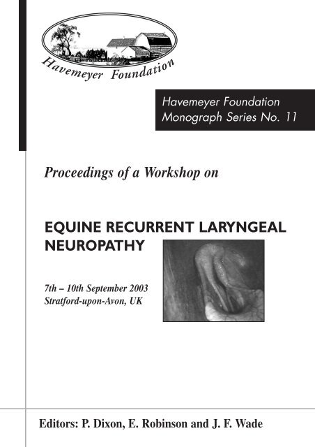 Proceedings of a Workshop on - The Havemeyer Foundation