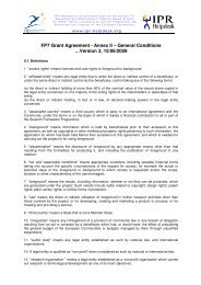 FP7 Grant Agreement - Annex II â General Conditions â¦Version 3 ...