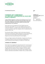 Téléchargement de PDF - VORWERK MOQUETTE