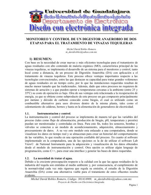 FORMATO PARA ELABORAR EL REPORTE - ProtÃ³n - Universidad ...