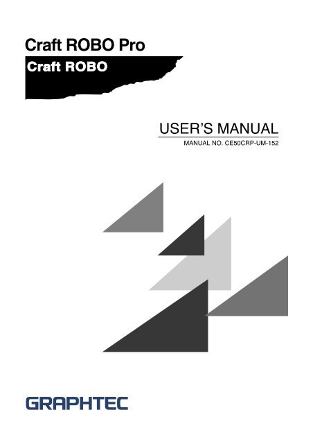 CE5000-40-CRP Manual - Graphtec