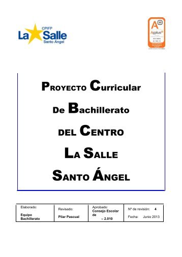 Proyecto curricular de etapa