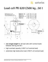 Load cell PR 6201/500 kgâ¦50 t - Sawyer/Hanson Innovations