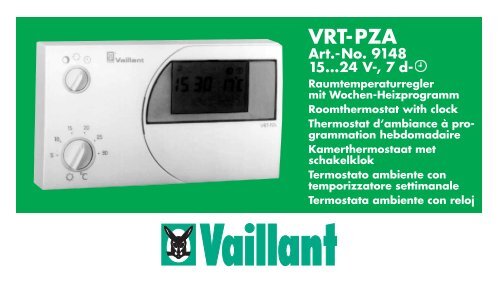 vrt pza notice emploi 83 03 48 int 03 11 2000 Vaillant