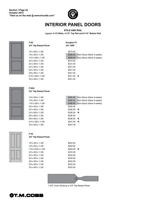 T.M. Cobb Catalog Pages - StudioSupplier