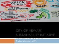 City of Newark Sustainability Initiative - ICLEI Local Governments for ...