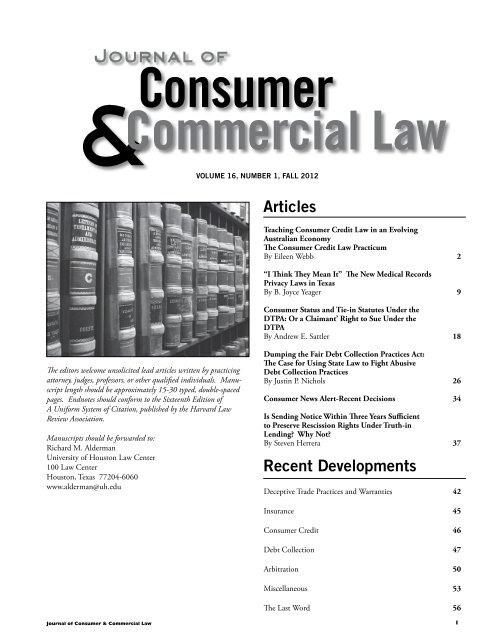 Teaching Consumer Credit Law in an Evolving Australian Economy