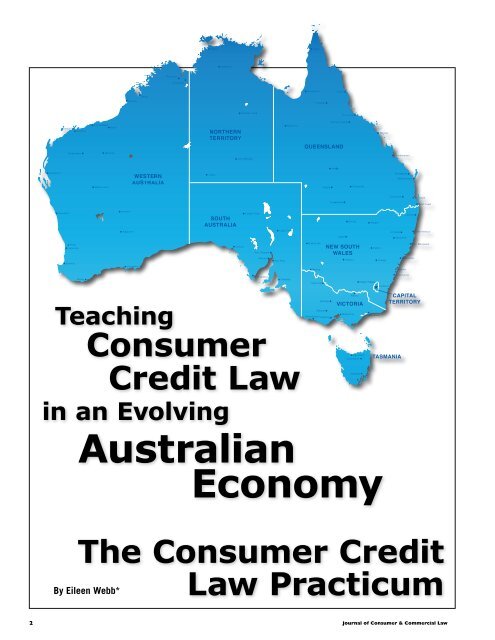 Teaching Consumer Credit Law in an Evolving Australian Economy
