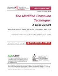 The Modified Grassline Technique: A Case Report - DentalCEToday