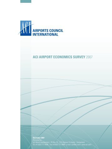 aci airport economics survey 2007 - Airports Council International