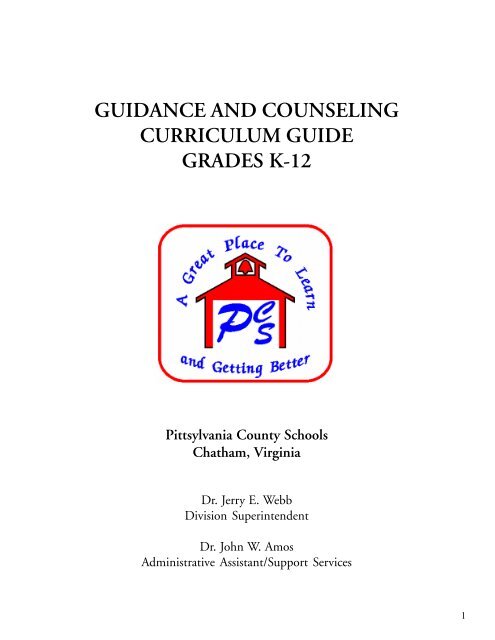 guidance and counseling curriculum guide grades k-12