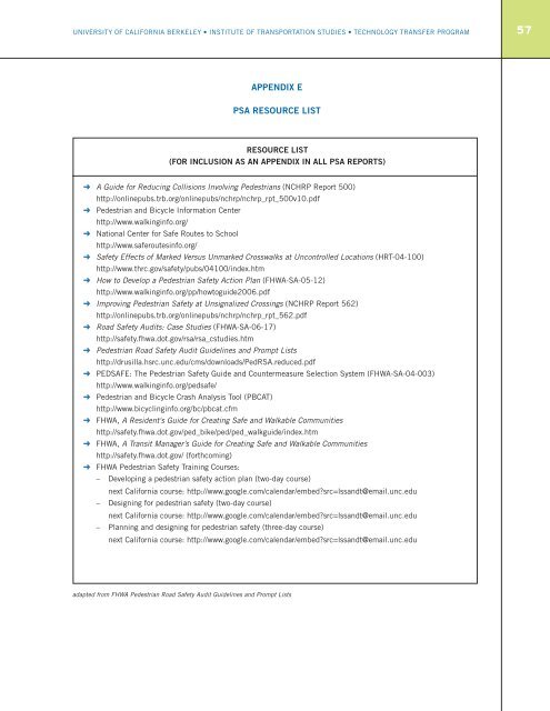 a technical guide for conducting pedestrian safety assessments