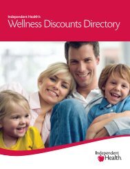 Wellness Discounts - Independent Health