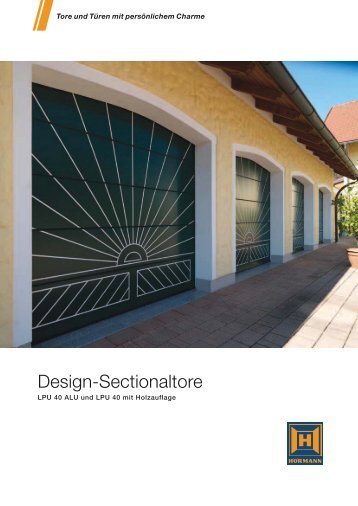 Design-Sectionaltore - Hörmann