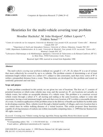 Heuristics for the multi-vehicle covering tour problem