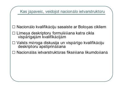 ES kvalifikÄciju ietvarstruktÅ«ra mÅ«Å¾izglÄ«tÄ«bai