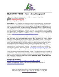 BCC Invite to Bid with General Scope - Broughton Construction ...