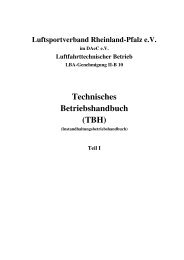 Technische Betriebshandbuch Teil 1 (PDF) - Luftsportverband ...