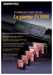 La gamme FC8000 - Solutions