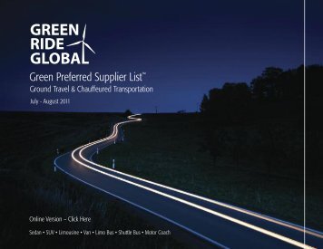 Green Preferred Supplier ListÃ¢Â„Â¢ - The Global Business Travel ...