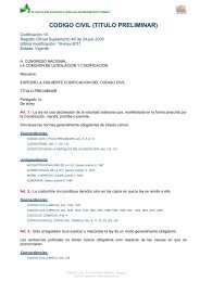 CODIGO CIVIL (TITULO PRELIMINAR)