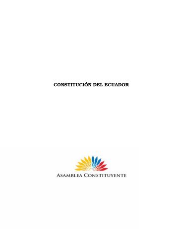 CONSTITUCIÓN DEL ECUADOR