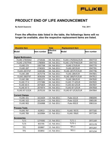 End of Life (EOL)_2011_Fluke Products.pdf