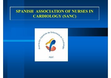 SPANISH ASSOCIATION OF NURSES IN CARDIOLOGY (SANC)