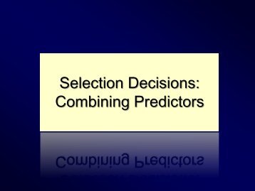 Combining Predictors