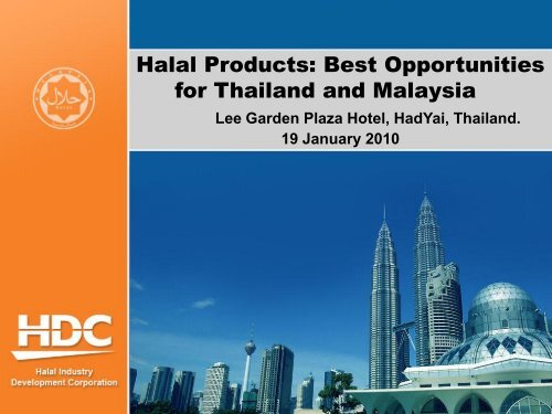 Halal Products: Best Opportunities for Thailand and Malaysia