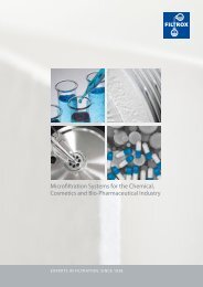 Microfiltration systems for the chemical, cosmetics and ... - Filtrox AG