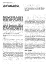 Electrophysiological Correlates of Absolute Pitch and Relative Pitch